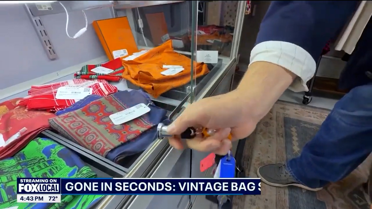 Vintage bag security theft