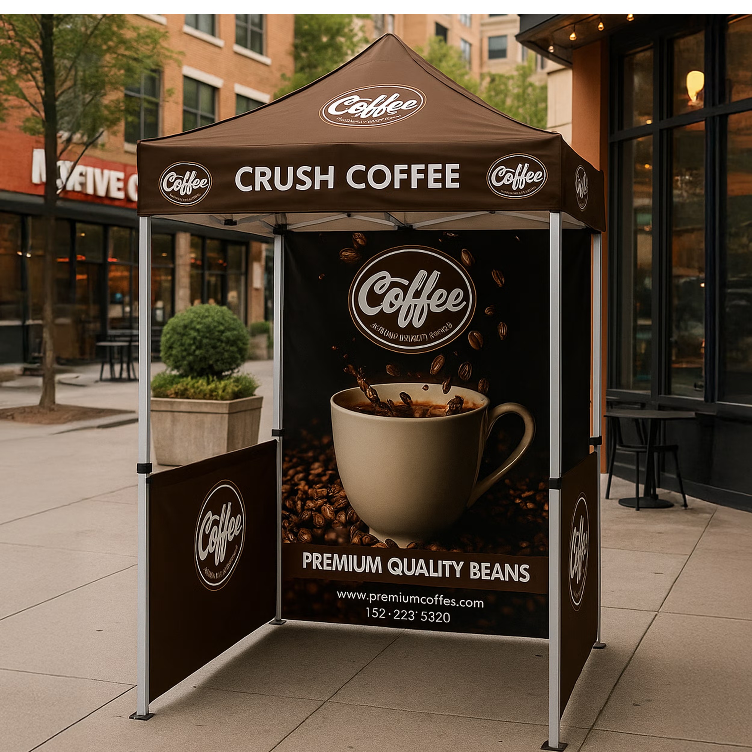 BannerBuzz custom canopy tent
