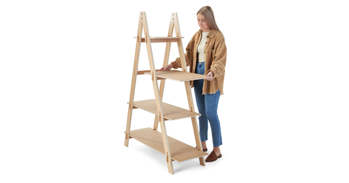 A-Frame Shelving (4-Tier)