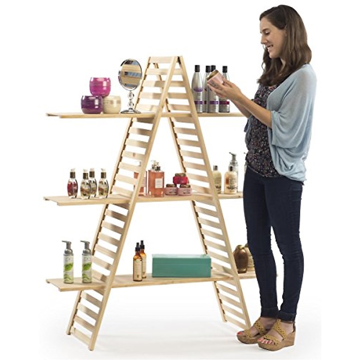 Adjustable A-Frame Shelf